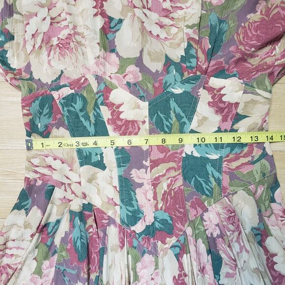 SOLD Vintage Karen Alexander Floral Dress - Picture 12 of 13